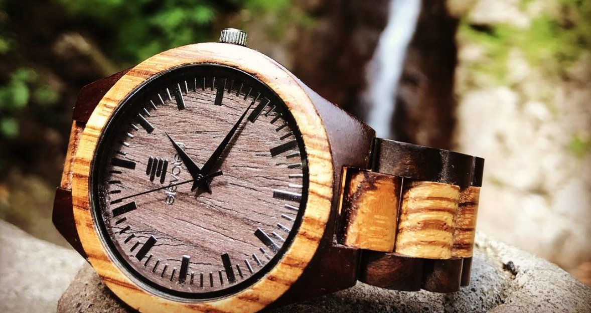 Wood look online watch