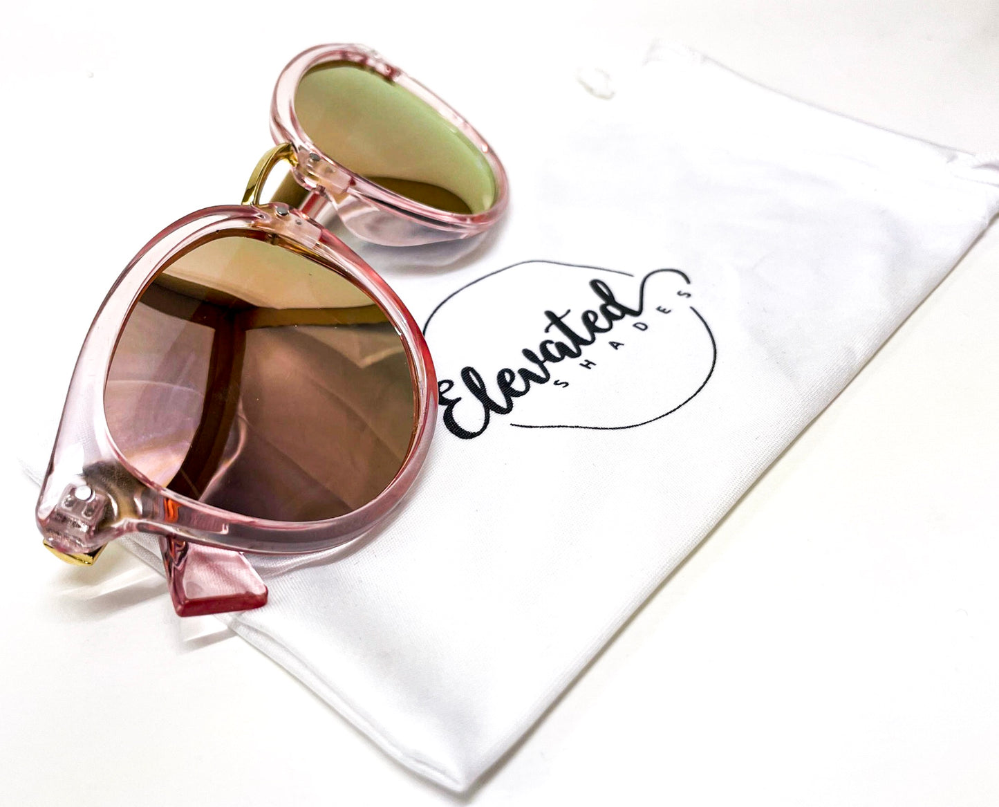 Elevated Shades - Rose Tone - Polarized Pink Lenses