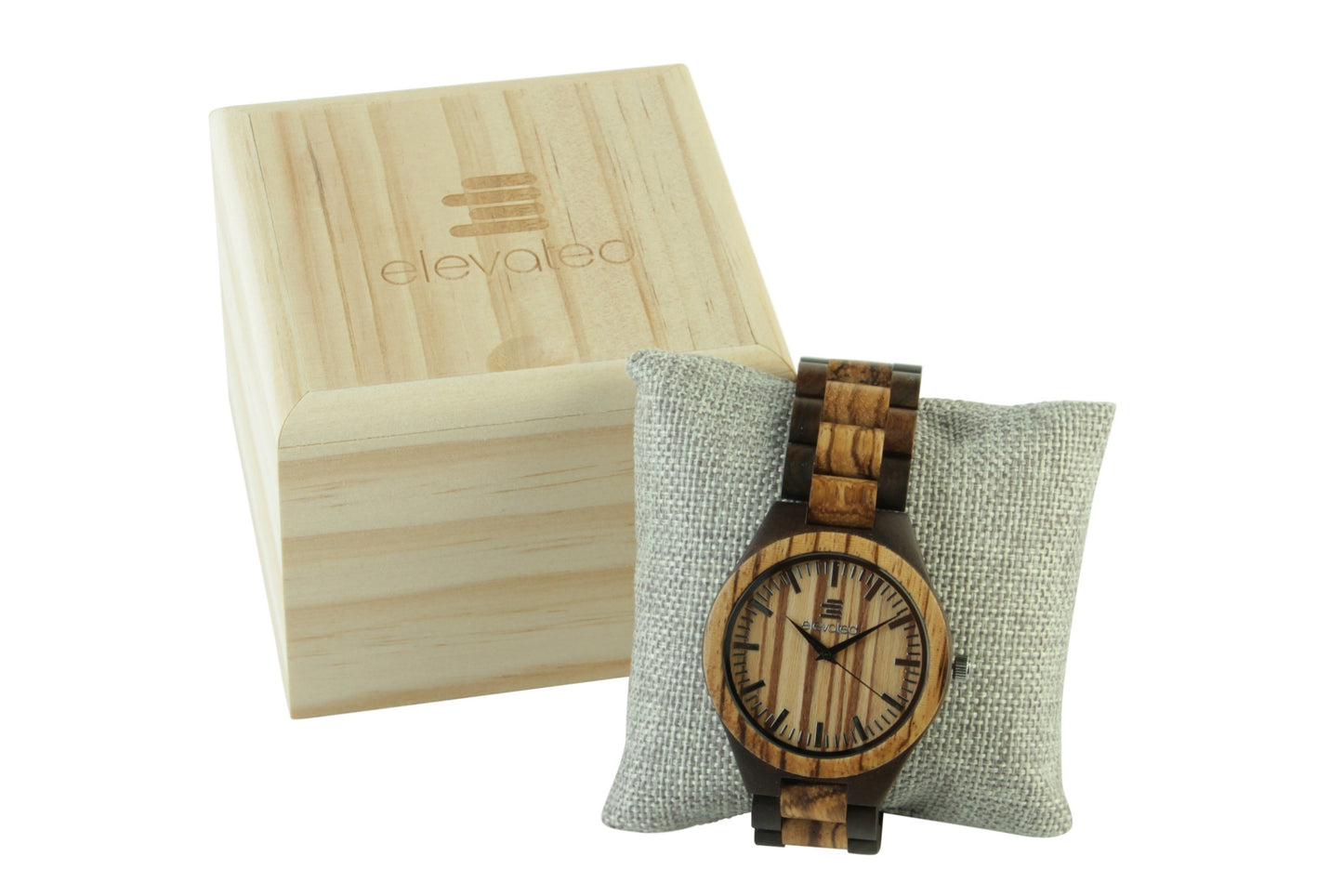 WOOD BOX FOR DARK JAVA BY ELEVATED SHADES  WOOD WATCHES