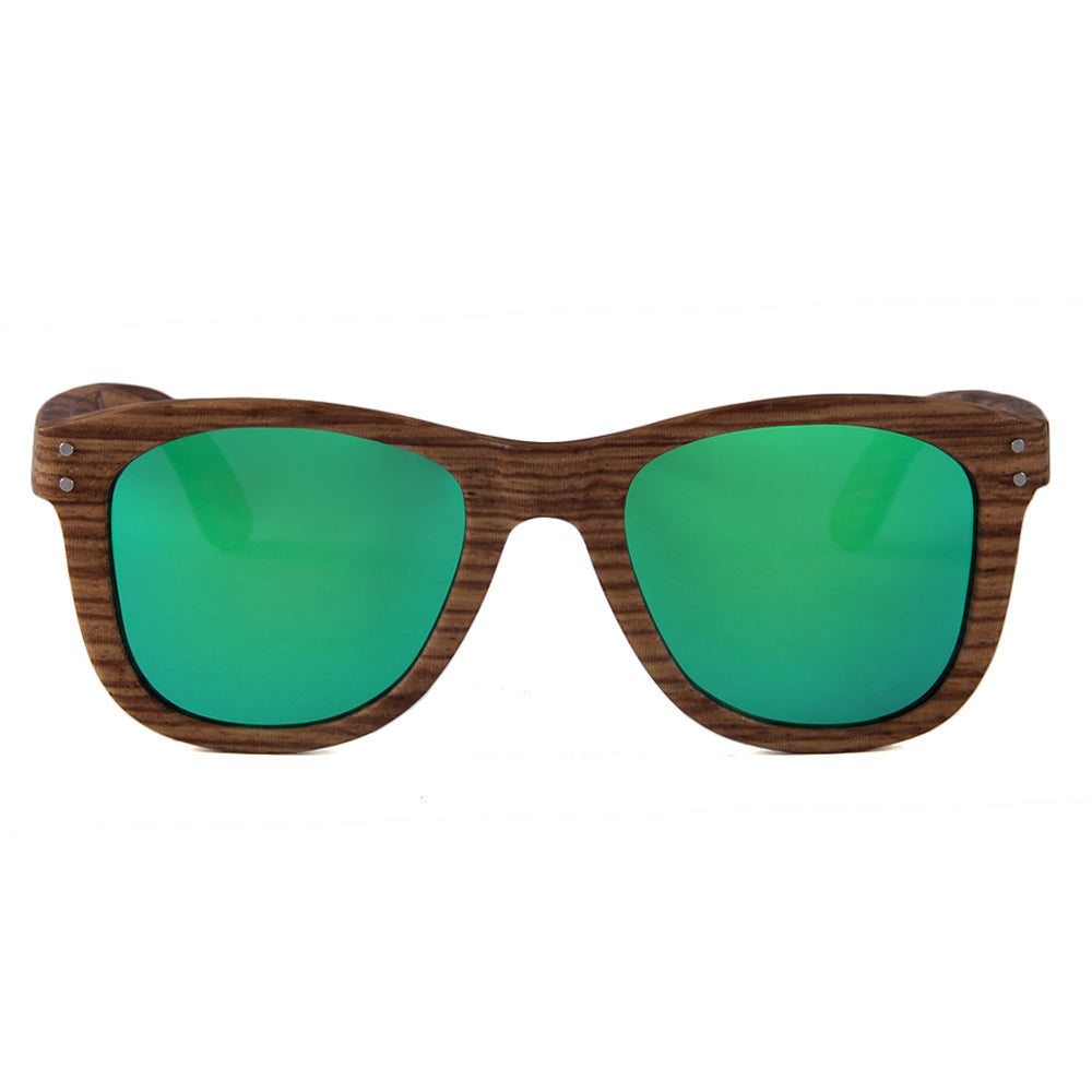 Elevated Shades - Lost Surfer - Polarized Green Lenses