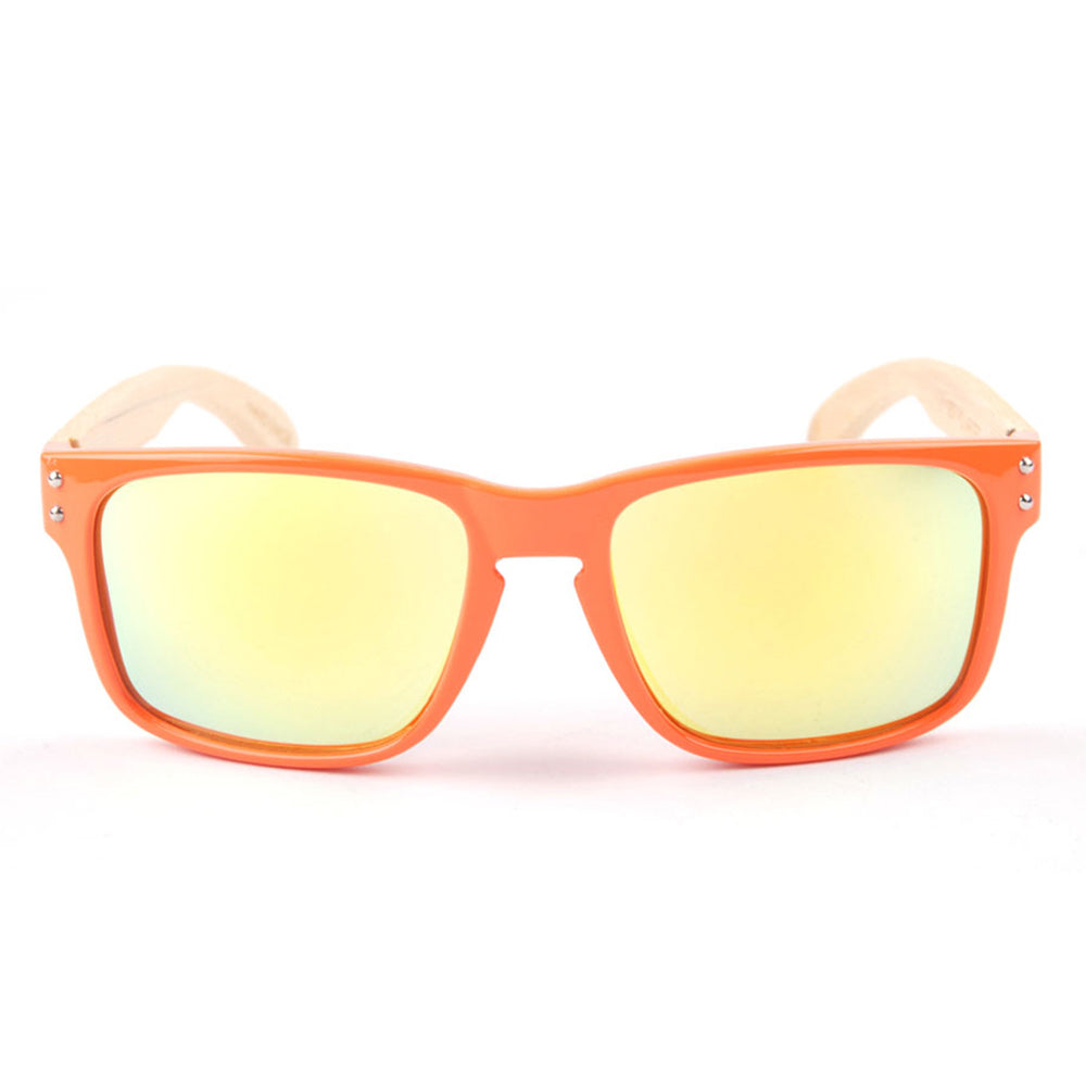 Elevated Shades - Orange Steel - Polarized Orange Lenses
