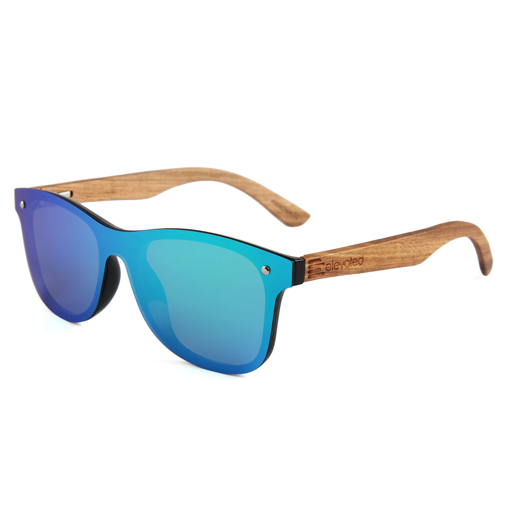 Elevated Shades - Rave - Polarized Green/Blue Lenses